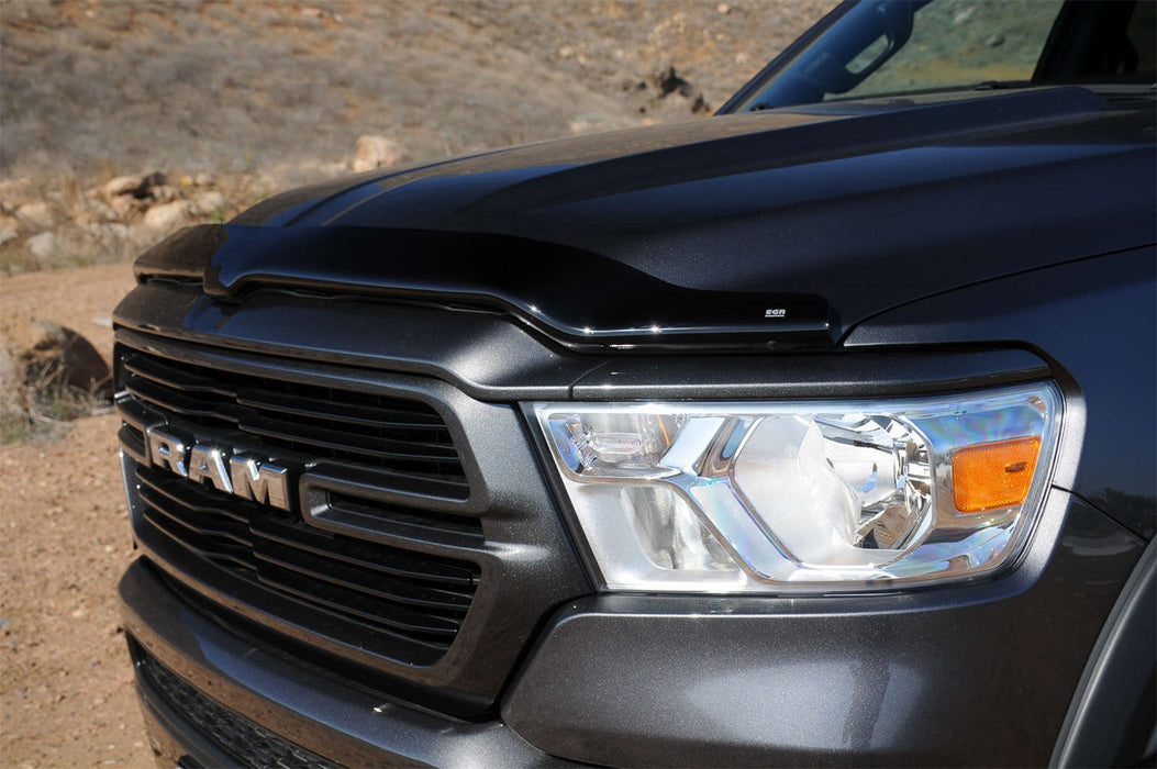 EGR 301671 EGR Superguard Style Dark Smoke Hood Guard-proudly made in the USA. - Truck Part Superstore