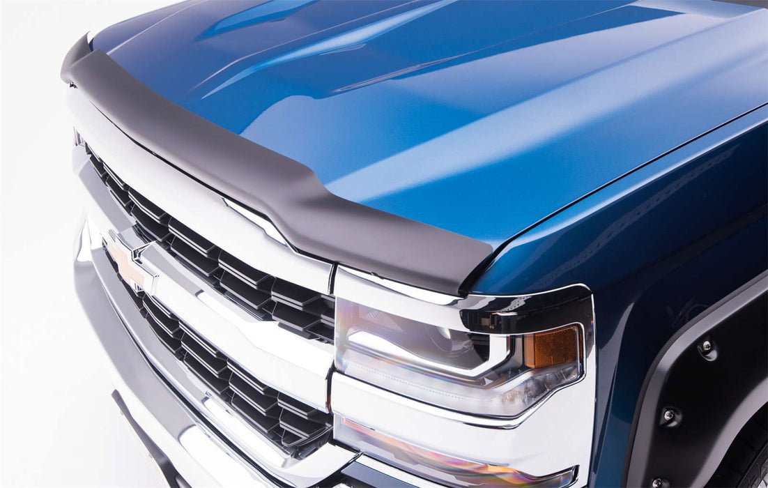 EGR 301675 EGR Superguard Style Black Hood Guard-proudly made in the USA. - Truck Part Superstore
