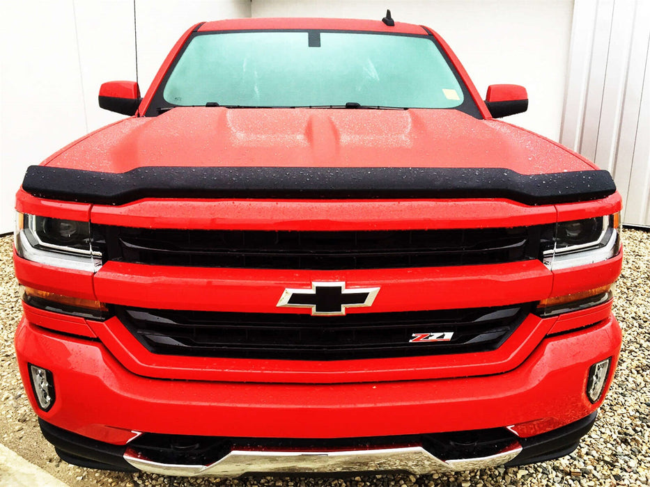 EGR 301675 EGR Superguard Style Black Hood Guard-proudly made in the USA. - Truck Part Superstore