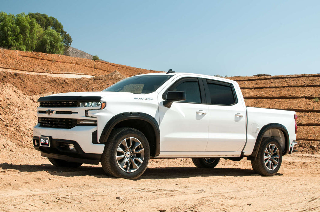 EGR 301695 EGR Superguard Style Black Hood Guard-proudly made in the USA. - Truck Part Superstore