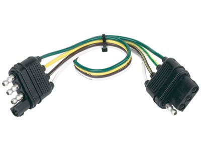 Husky Towing 30170 4 Way Flat to 4 Way Flat 18 Inch Lead Wire - Truck Part Superstore