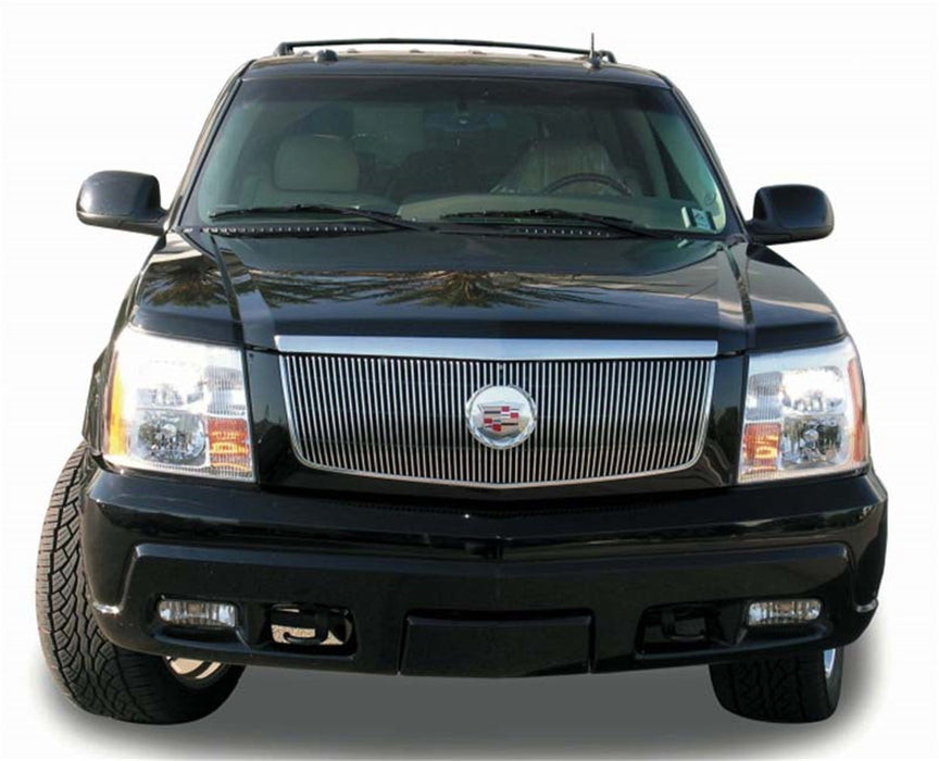 T-Rex Grilles 30183 Billet Series Grille; Vertical; Aluminum; Polished; 1 Pc; Insert; - Truck Part Superstore