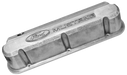 Ford Racing 302-147 Valve Covers Slant Edge Tall Alum. Unfinished with Raised Ford Logo SB Ford Raised Ford Mustang Logo Ford Racing - Truck Part Superstore