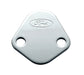 Ford Racing 302-290 Fuel Pump Block-Off Plate Chrome, Ford Logo For Ford 289-351W and FE Engines Ford Racing - Truck Part Superstore