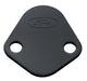 Ford Racing 302-291 Fuel Pump Block-Off Plate Black Crinkle with Ford Oval Fits 289-351W Ford V8's Ford Racing - Truck Part Superstore