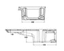 Holley 302-2P LS Retro-Fit Engine Oil Pan - Truck Part Superstore