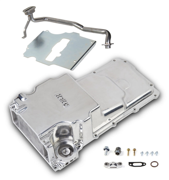 Holley 302-2P LS Retro-Fit Engine Oil Pan - Truck Part Superstore
