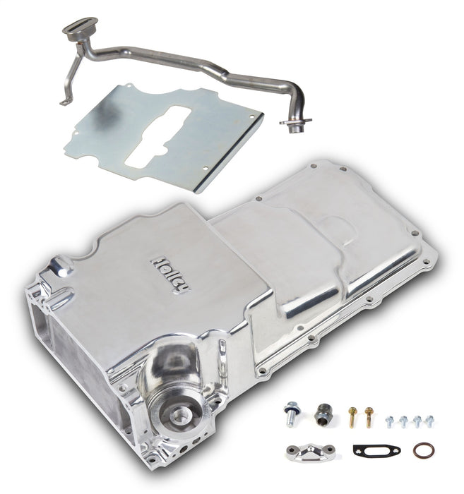 Holley 302-2P LS Retro-Fit Engine Oil Pan - Truck Part Superstore