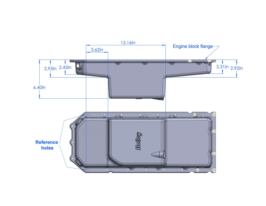Holley 302-61 Oil Pan Kit - Truck Part Superstore