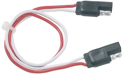 Husky Towing 30259 2-Way Flat To 2-Way Flat 12 Inch Lead Wire Length - Truck Part Superstore