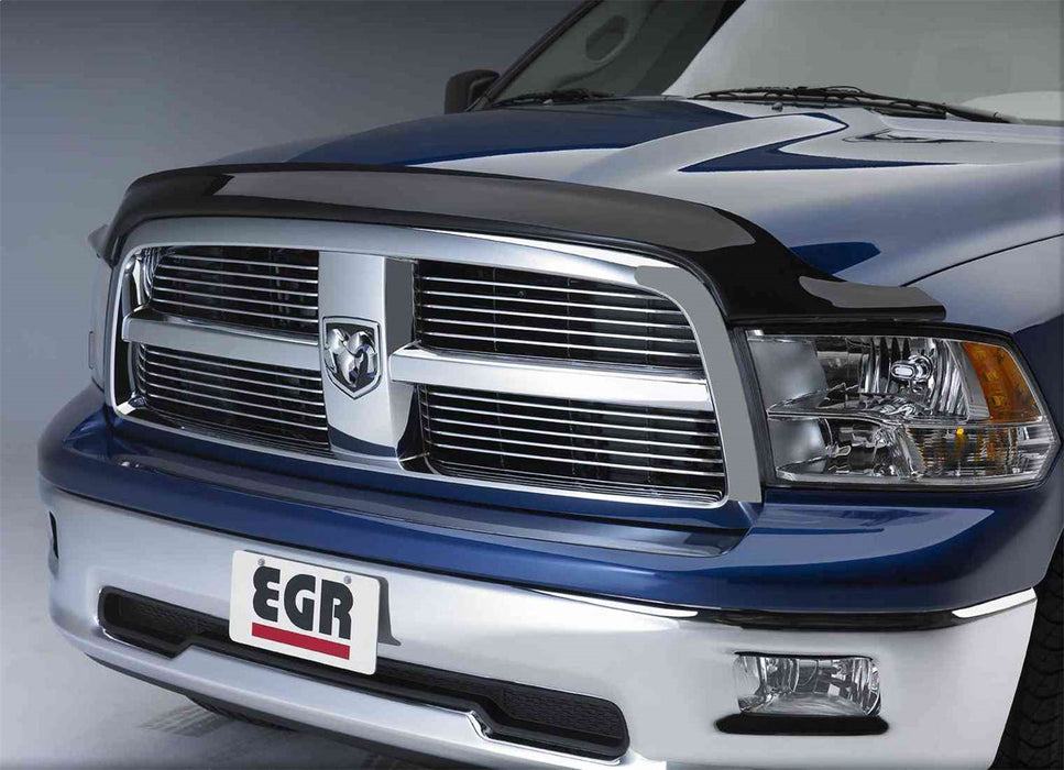 EGR 302651 EGR Superguard Style Dark Smoke Hood Guard-proudly made in the USA. - Truck Part Superstore