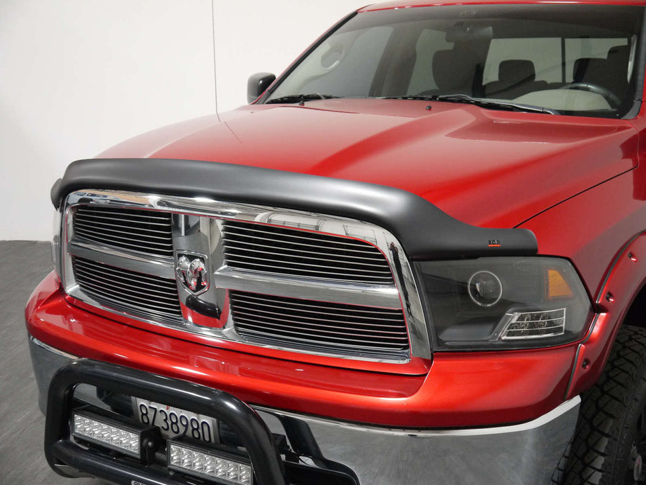 EGR 302655 EGR Superguard Style Black Hood Guard-proudly made in the USA. - Truck Part Superstore