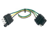 Husky Towing 30280 4 Wire Flat Plug 12 Inch Length Single Carded - Truck Part Superstore