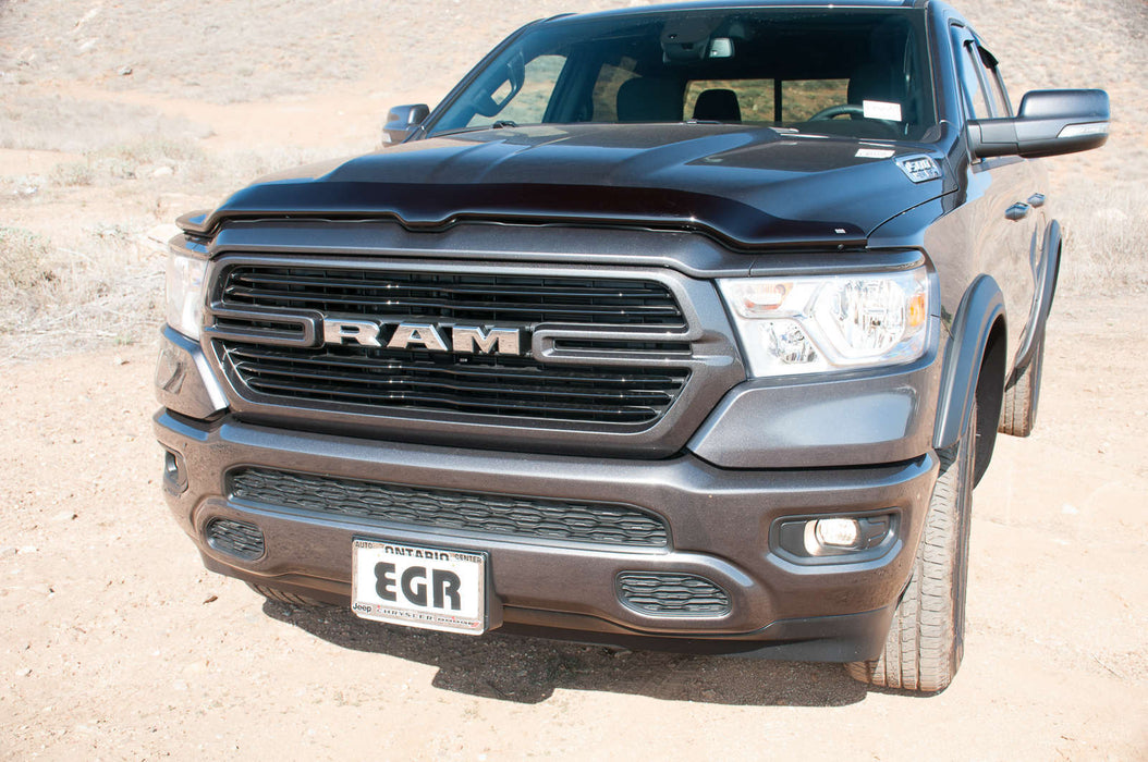 EGR 302951 EGR Superguard Style Dark Smoke Hood Guard-proudly made in the USA. - Truck Part Superstore