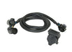 Husky Towing 30342 5th Wheel Wire Harness 7 Way Blade With Reinforced 90 Deg Plugs Into OEM Wiring - Truck Part Superstore