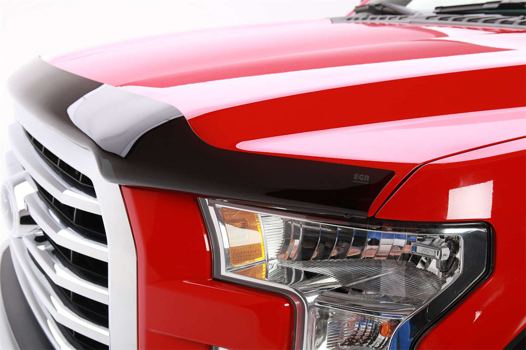 EGR 303471 EGR Superguard Style Dark Smoke Hood Guard-proudly made in the USA. - Truck Part Superstore
