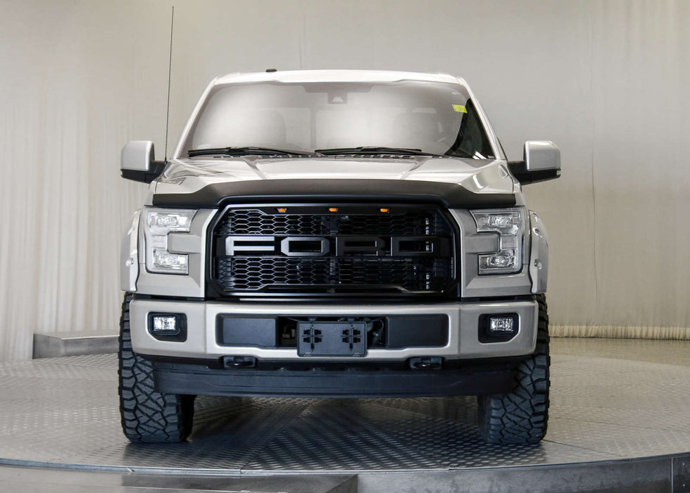 EGR 303475 EGR Superguard Style Black Hood Guard-proudly made in the USA. - Truck Part Superstore