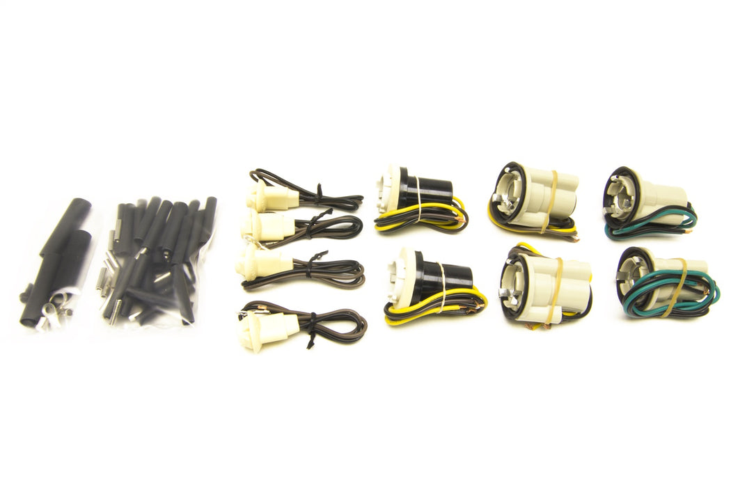 Painless Wiring 30351 Headlight Socket Kit; Single Square Headlights; Incl. All Terminals/Connectors; - Truck Part Superstore