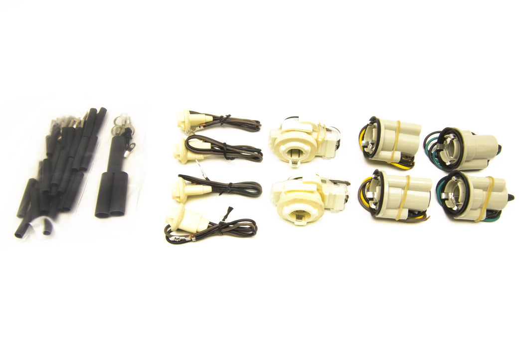 Painless Wiring 30352 Headlight Socket Kit; Dual Square Headlights; Incl. All Terminals/Connectors; - Truck Part Superstore