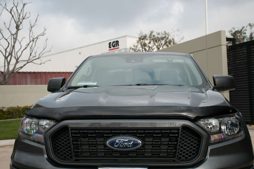 EGR 303551 EGR Superguard Style Dark Smoke Hood Guard-proudly made in the USA. - Truck Part Superstore