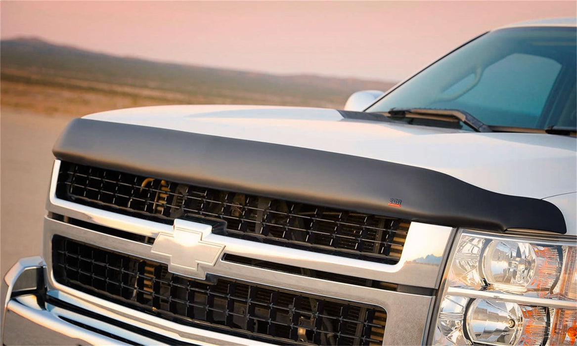 EGR 303815 EGR Superguard Style Black Hood Guard-proudly made in the USA. - Truck Part Superstore