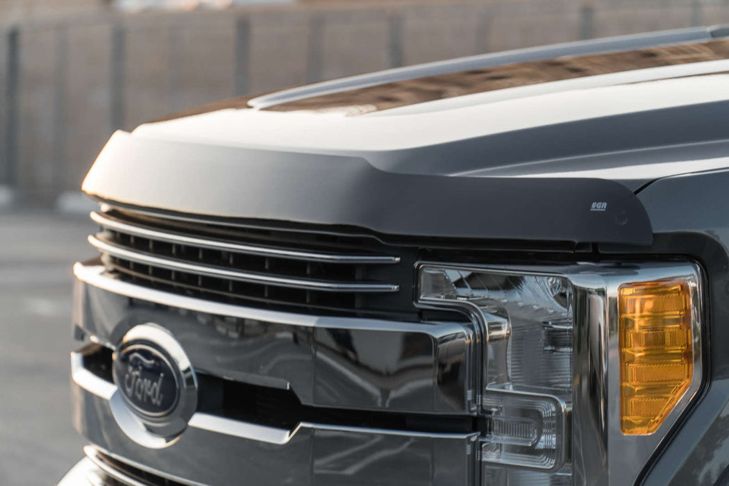 EGR 303911 EGR Superguard Style Dark Smoke Hood Guard-proudly made in the USA. - Truck Part Superstore