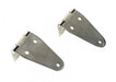 Kentrol 30402 Jeep CJ/YJ Hood Hinge Pair 55-95 CJ and Wrangler YJ Polished Silver Kentrol - Truck Part Superstore