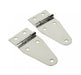 Kentrol 30402 Jeep CJ/YJ Hood Hinge Pair 55-95 CJ and Wrangler YJ Polished Silver Kentrol - Truck Part Superstore