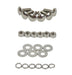 Kentrol 30404 Jeep CJ Rear Body Guard Pair 55-86 CJ Polished Silver Kentrol - Truck Part Superstore