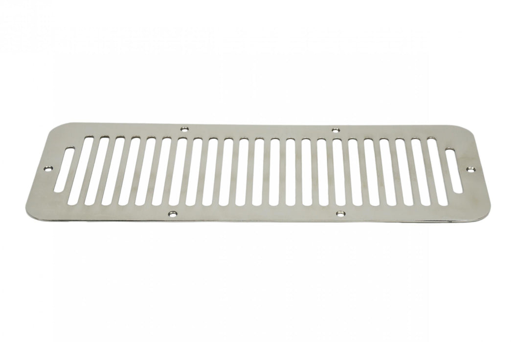 Kentrol 30406 Jeep CJ Hood Vent 78-86 CJ Polished Silver Kentrol - Truck Part Superstore