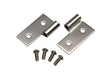 Kentrol 30407 JEEP CJ/YJ/TJ Lower Door Hinge Pair 76-06 CJ Wrangler YJ/TJ Polished Silver Kentrol - Truck Part Superstore