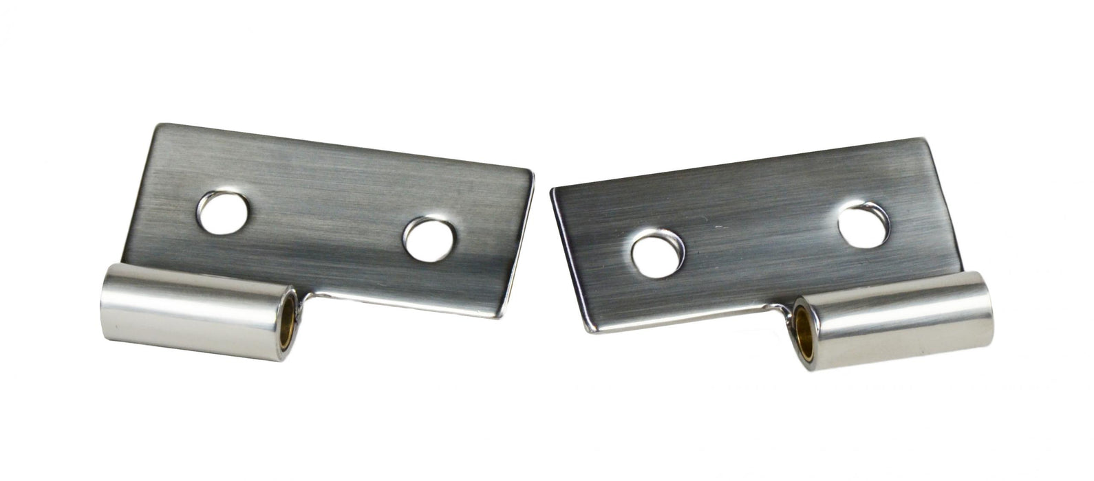Kentrol 30407 JEEP CJ/YJ/TJ Lower Door Hinge Pair 76-06 CJ Wrangler YJ/TJ Polished Silver Kentrol - Truck Part Superstore