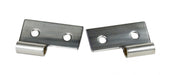 Kentrol 30407 JEEP CJ/YJ/TJ Lower Door Hinge Pair 76-06 CJ Wrangler YJ/TJ Polished Silver Kentrol - Truck Part Superstore