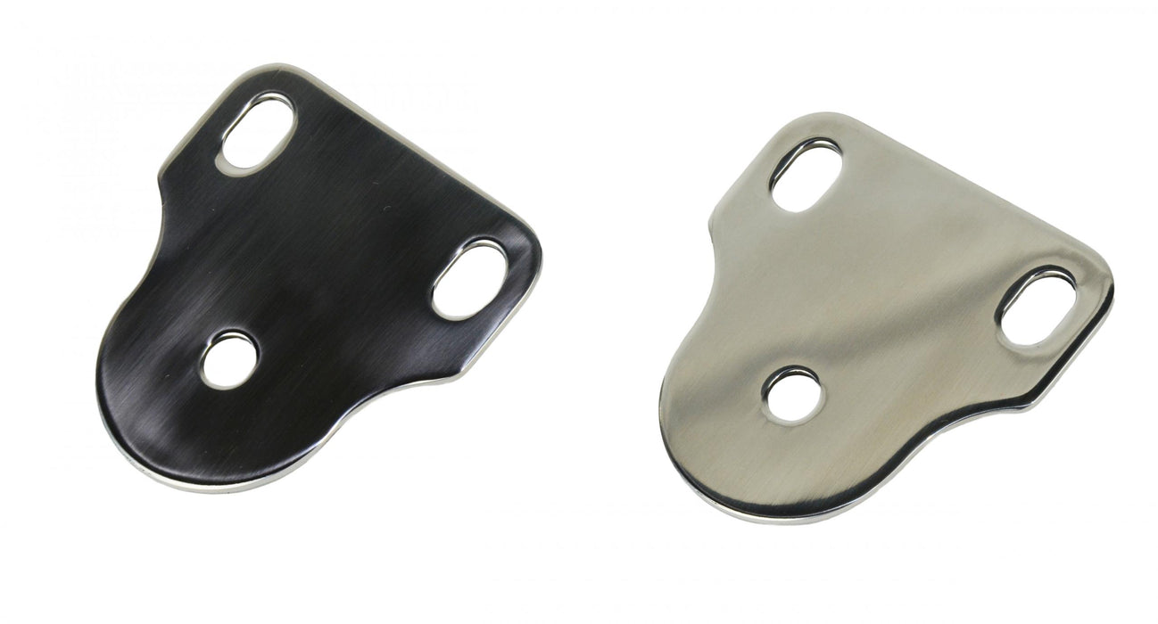 Kentrol 30408 Jeep CJ/YJ Interior Windshield Brackets Pair 76-95 CJ and Wrangler YJ Polished Silver Kentrol - Truck Part Superstore