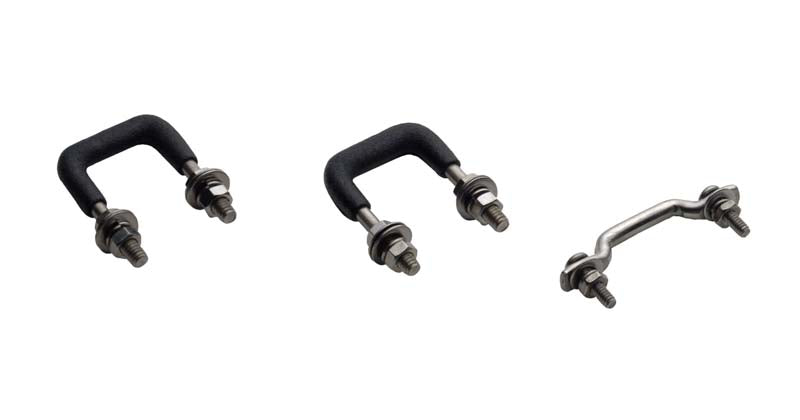 Kentrol 30411 Jeep CJ Windshield Tie Down Kit 55-86 CJ Polished Silver Kentrol - Truck Part Superstore