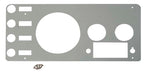 Kentrol 30412 Jeep CJ Gauge Cover 77-86 CJ Polished Silver Kentrol - Truck Part Superstore