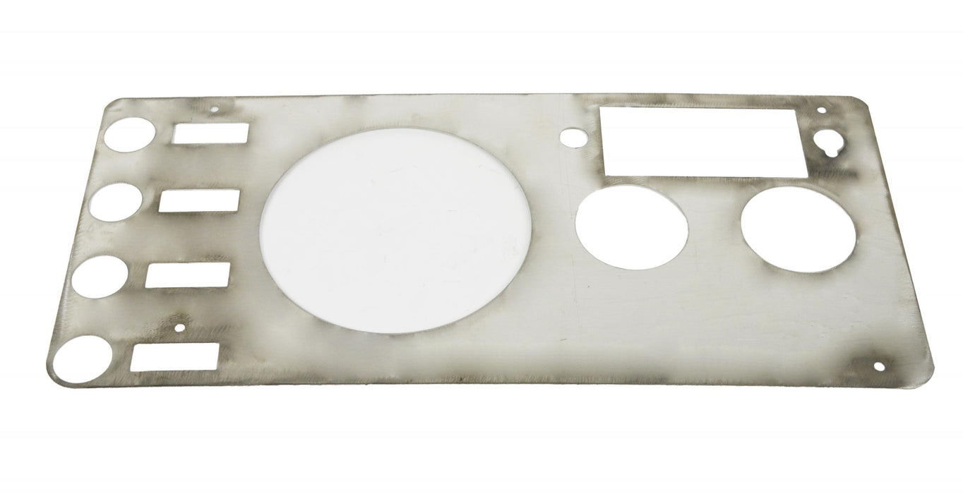 Kentrol 30412 Jeep CJ Gauge Cover 77-86 CJ Polished Silver Kentrol - Truck Part Superstore