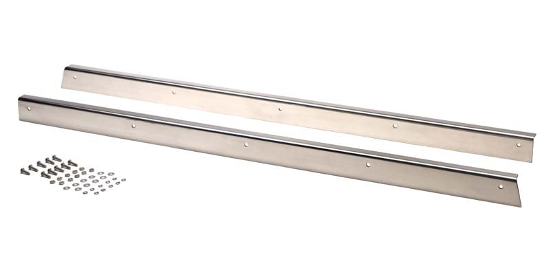Kentrol 30413 Jeep CJ5 Rocker Guards Pair 55-83 CJ5 Polished Silver Kentrol - Truck Part Superstore