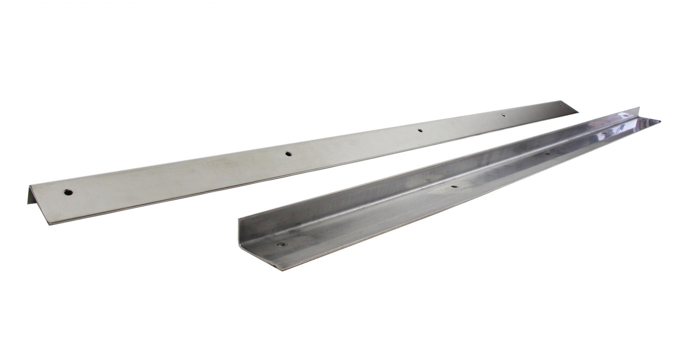 Kentrol 30413 Jeep CJ5 Rocker Guards Pair 55-83 CJ5 Polished Silver Kentrol - Truck Part Superstore