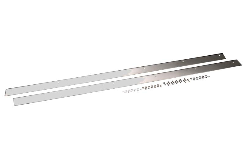 Kentrol 30414 Jeep CJ7 Rocker Guards Pair 76-86 CJ7 Polished Silver Kentrol - Truck Part Superstore