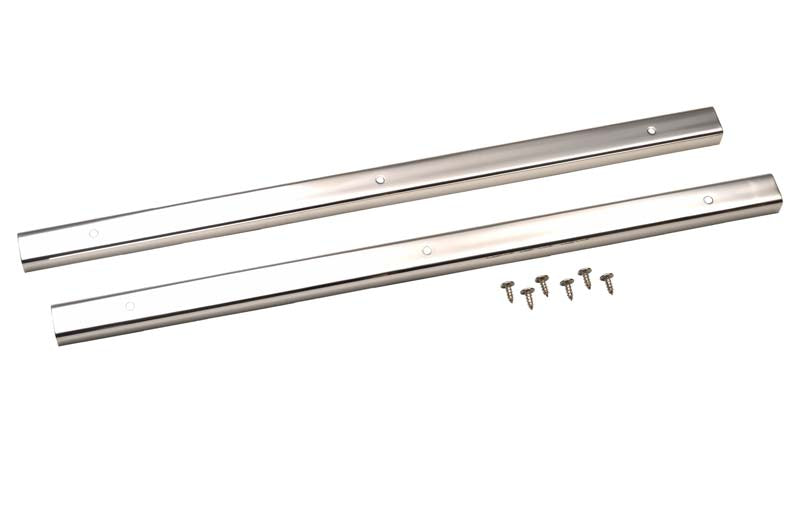 Kentrol 30416 Jeep CJ7 Entry Guards Pair 76-95 CJ7 Wrangler YJ Polished Silver Kentrol - Truck Part Superstore