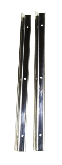 Kentrol 30416 Jeep CJ7 Entry Guards Pair 76-95 CJ7 Wrangler YJ Polished Silver Kentrol - Truck Part Superstore