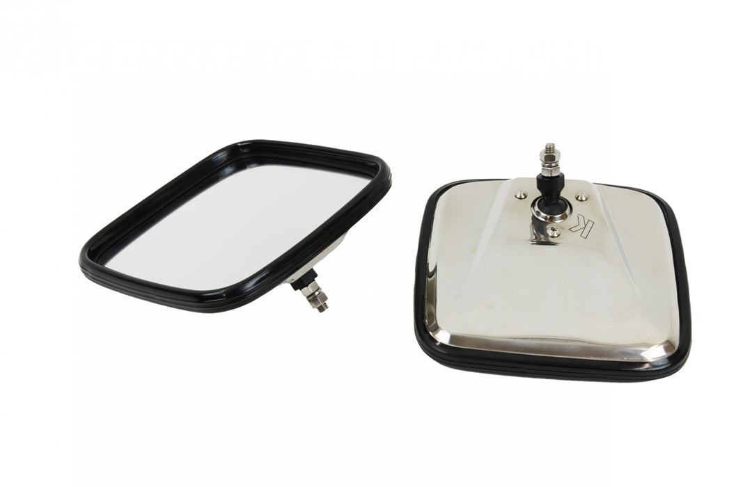 Kentrol 30417 Jeep CJ Mirror Kit Pair 55-86 CJ Polished Silver Kentrol - Truck Part Superstore