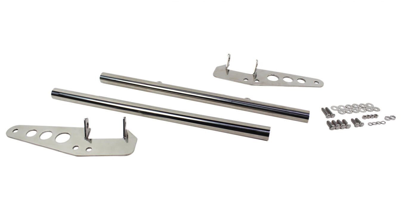 Kentrol 30418 Jeep CJ Grill Guard 55-86 CJ Polished Silver Kentrol - Truck Part Superstore