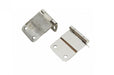 Kentrol 30419 Jeep CJ Tailgate Hinge Pair 76-86 CJ7 Polished Silver Kentrol - Truck Part Superstore