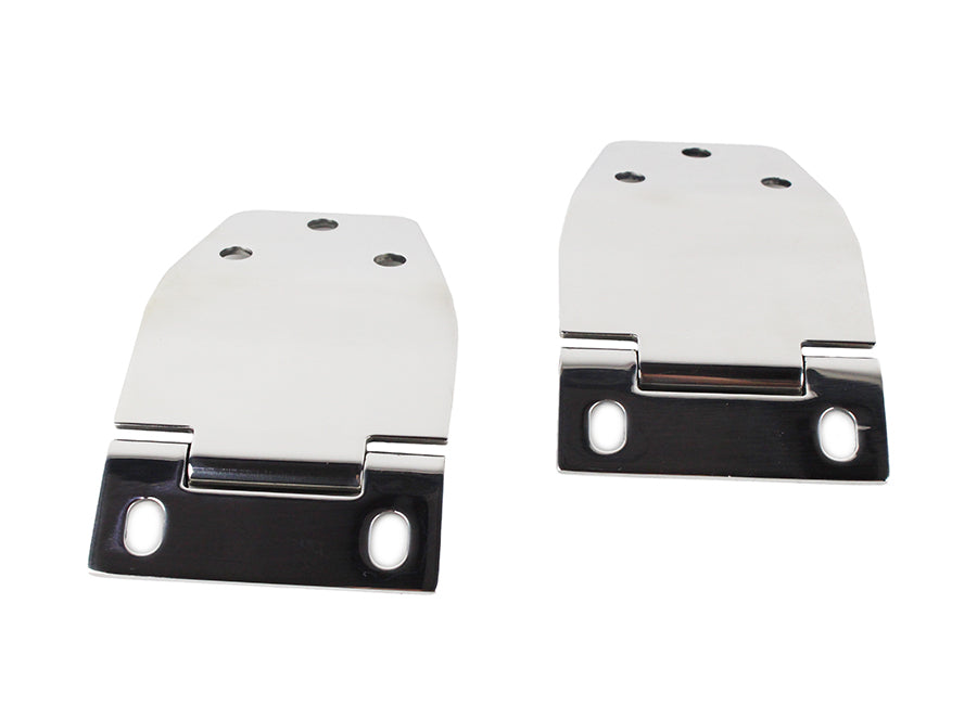 Kentrol 30421 Jeep CJ7 Liftgate Hinge Pair 77-86 CJ7 Polished Silver Kentrol - Truck Part Superstore