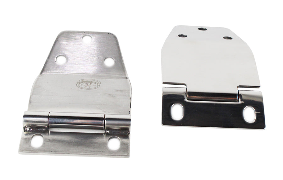 Kentrol 30421 Jeep CJ7 Liftgate Hinge Pair 77-86 CJ7 Polished Silver Kentrol - Truck Part Superstore