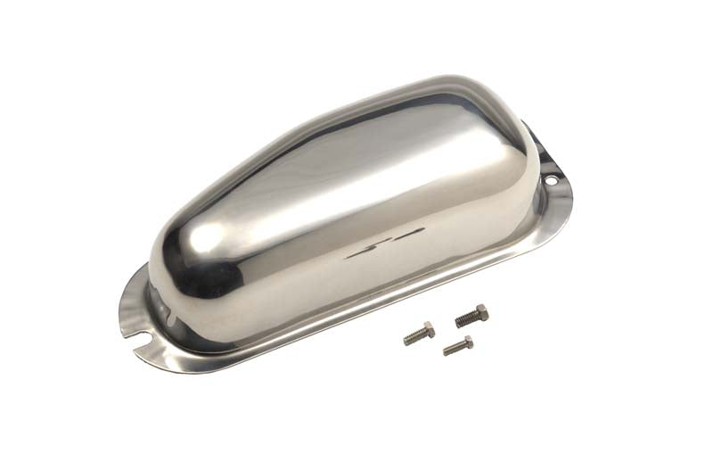 Kentrol 30424 Jeep CJ Wiper Motor Cover 68-75 CJ Polished Silver Kentrol - Truck Part Superstore