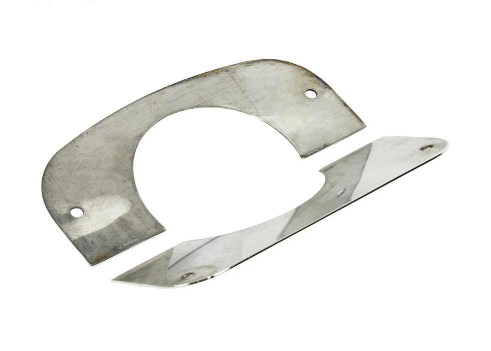 Kentrol 30426 Jeep CJ Column Cover 76-86 CJ Polished Silver Kentrol - Truck Part Superstore