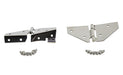 Kentrol 30427 Jeep CJ/YJ Windshield Hinge No Mirror Holes Pair  76-95 CJ and Wrangler YJ Polished Silver Kentrol - Truck Part Superstore